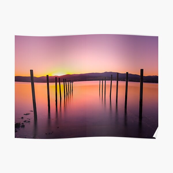 Sunset at Howden Poster