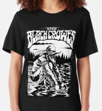 crowes bird black oldman tour 2019 2020 berantakin Slim Fit T-Shirt