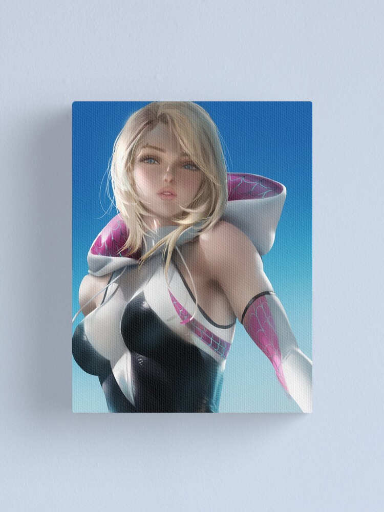 "Spider Gwen" Canvas Print for Sale by Realsakimichan | Redbubble