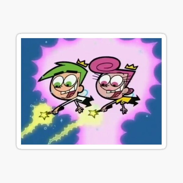 Item preview, cosmo and wanda couple goals designed and sold by aprilllll.