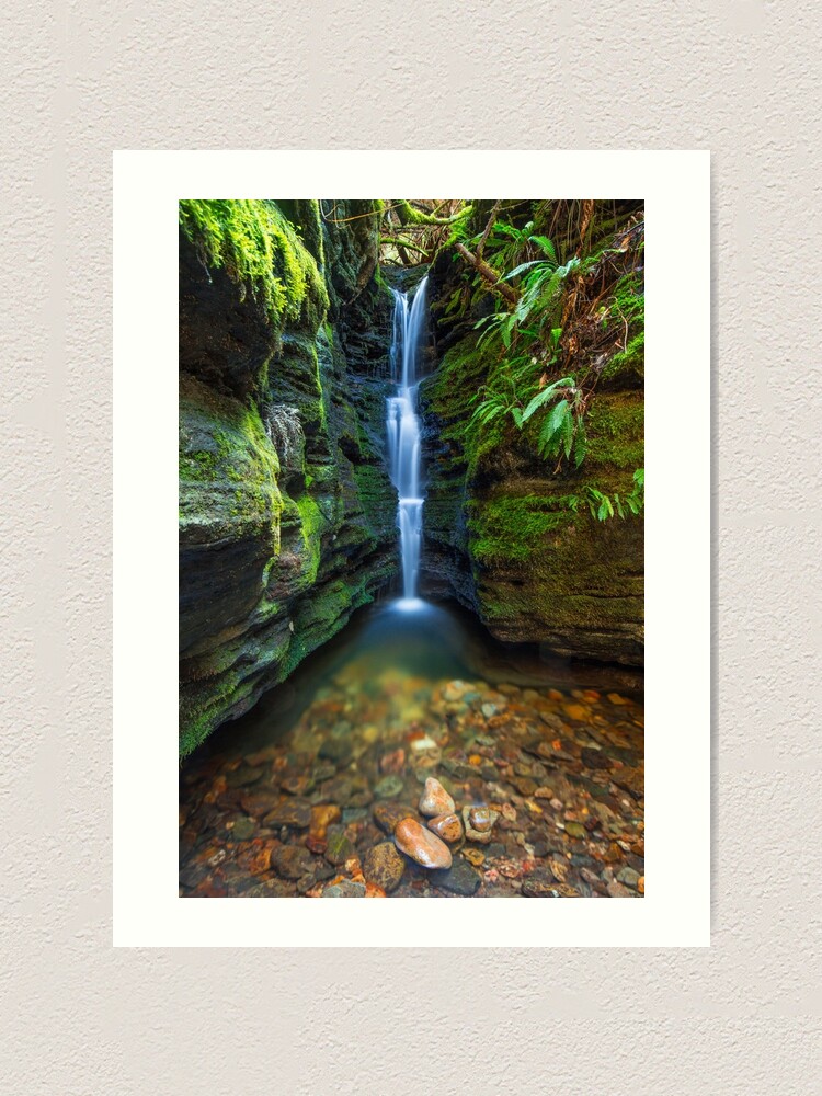 Alternate view of Secret Falls Art Print