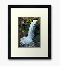 Sunset At Minnehaha Falls Framed Print