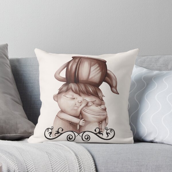 Item preview, Greg cuddling his frog - Over the Garden Wall fan art by Lavinia Knight / art official sweetener  designed and sold by Lavinia Knight.