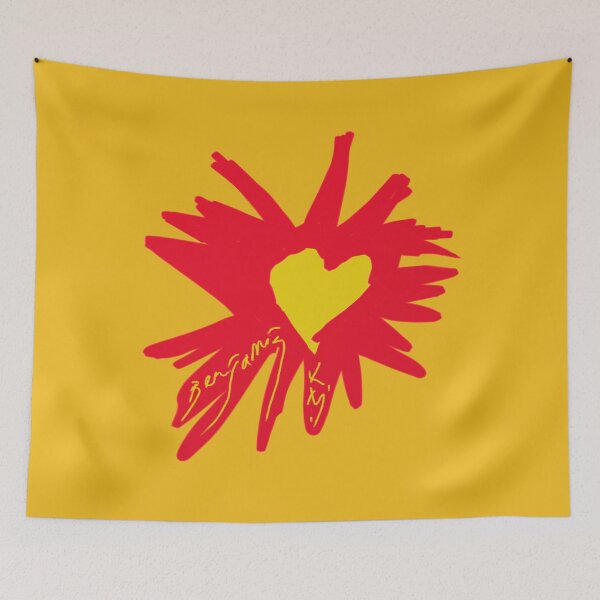 Item preview, Yellow Heart Red Explosion designed and sold by Benjamin L.M..