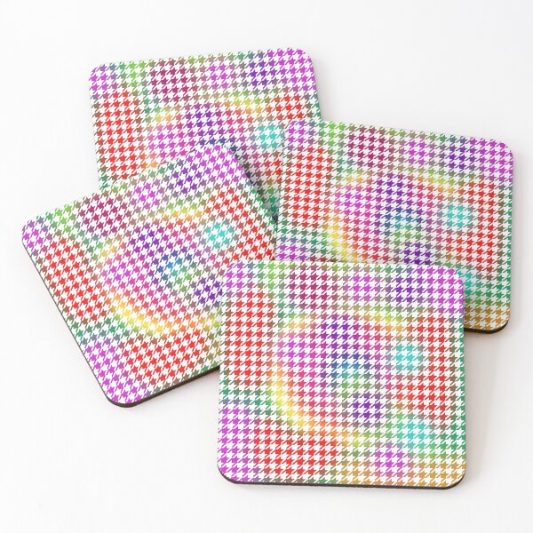 Item preview, Houndstooth Psychedelic Pattern designed and sold by MarkUK97.