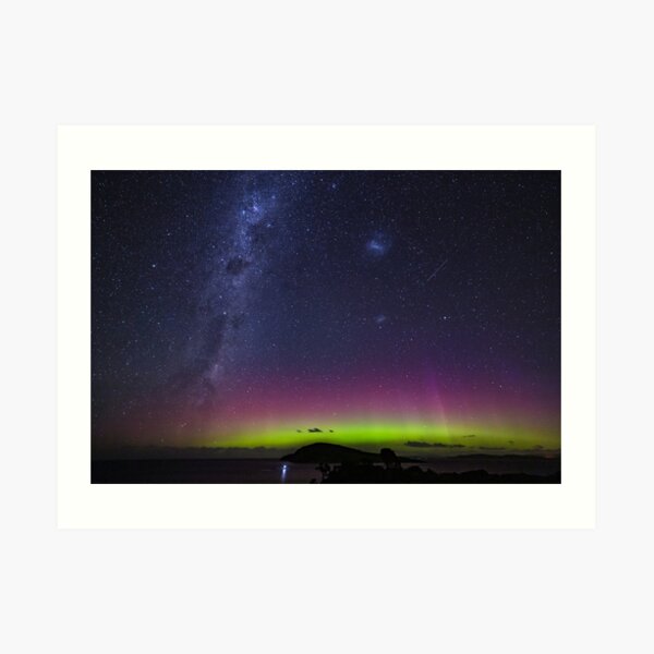 Aurora Australis From South Arm Art Print