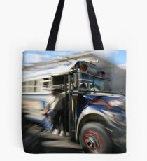 Chicken Bus Tote Bag
