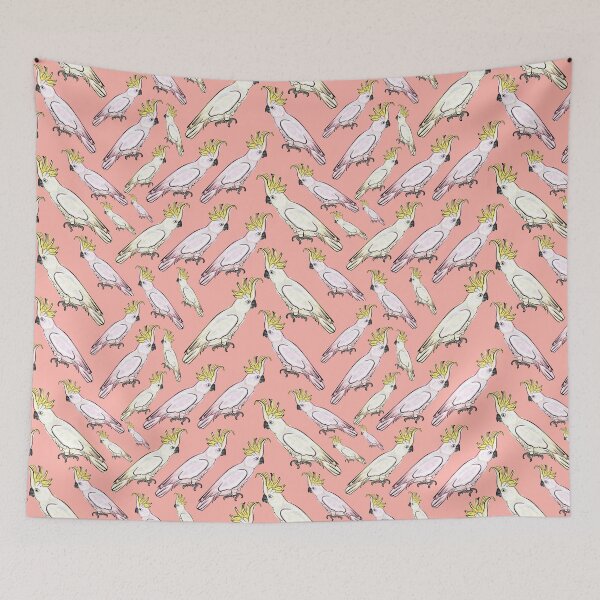 Item preview, Cockatoo Pattern - Australian Native Birds designed and sold by Annalee Beer.