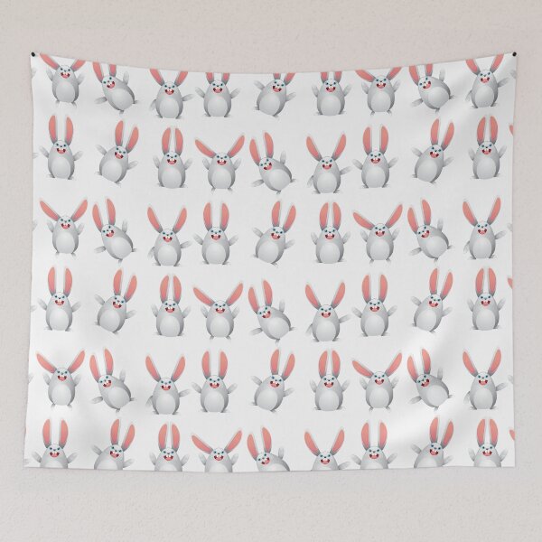 Item preview, White egg bunny designed and sold by AnnArtshock.