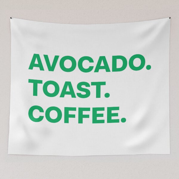 Item preview, Avocado Toast Coffee designed and sold by teesaurus.
