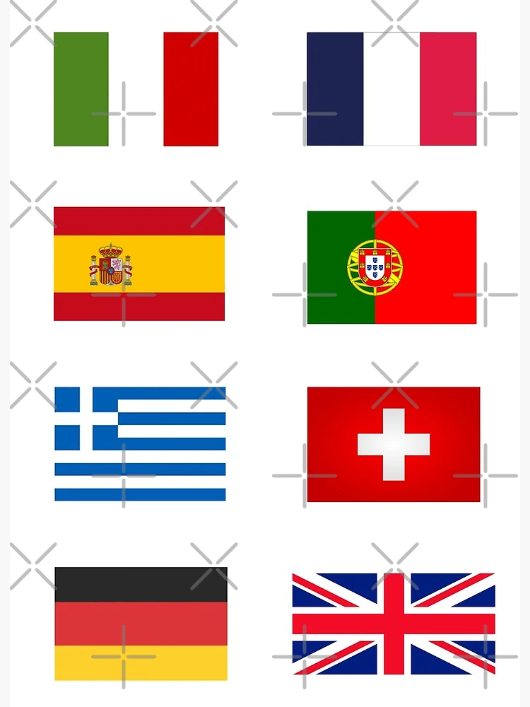 flags-of-european-countries-art-board-print-by-askartongs-redbubble for Free Printable Flags Of Europe Flags of European countries