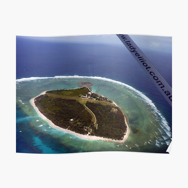 Above Lady Elliot Island Poster