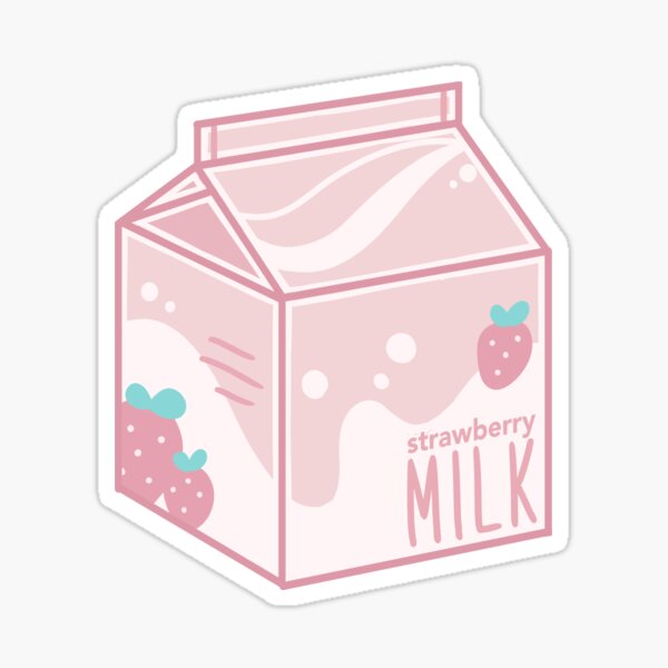 Report Abuse  Strawberry Milk Aesthetic Kawaij Transparent PNG  387x483   Free Download on NicePNG