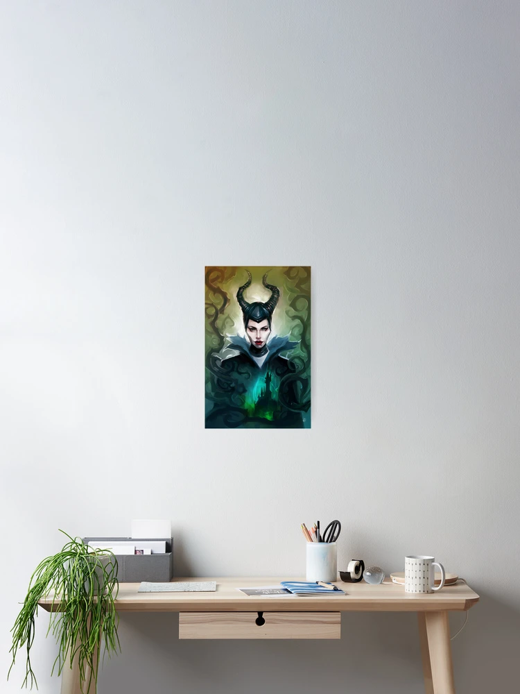 Maleficent Canvas Movie Poster Wall Print Semi Gloss 24x36 New Various 2024 Sizes