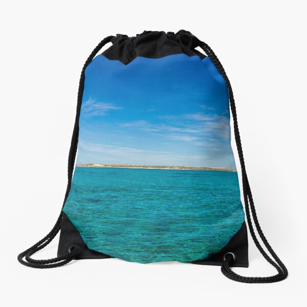 All the Blues Drawstring Bag