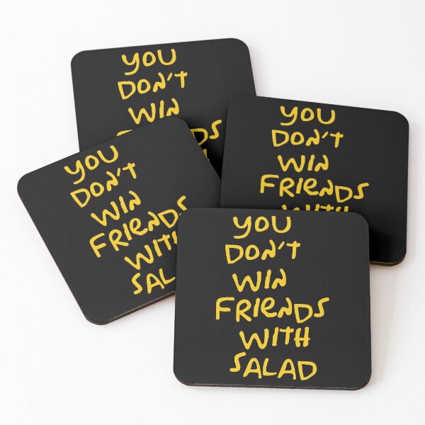 Item preview, Cita motivacional, inspiradora y positiva: no se ganan amigos con arte tipográfico de texto de ensalada de Word Fandom - wordfandom designed and sold by Kerry Pritchard.