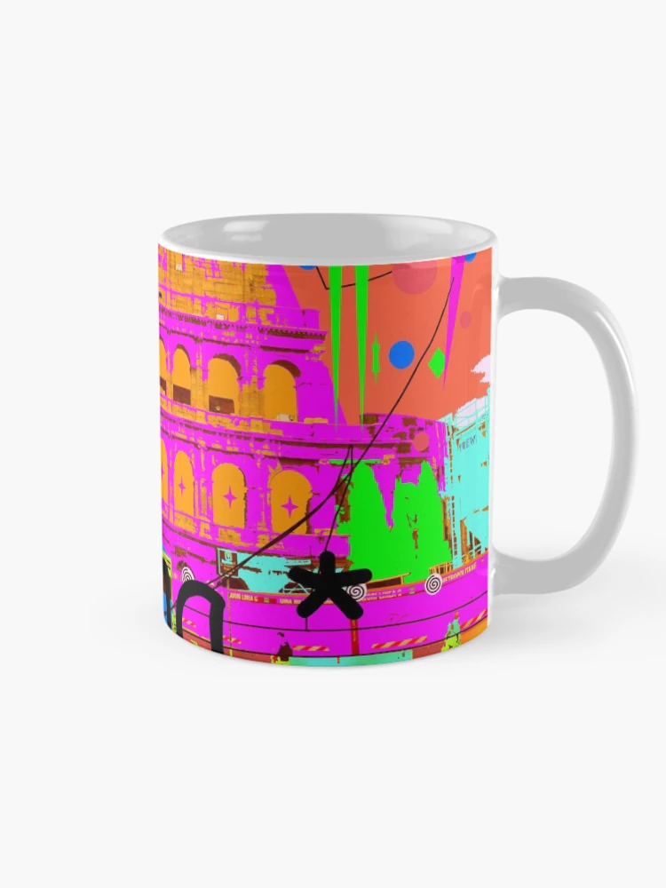 Aperçu 3 sur 6. Mug à café avec l'œuvre Colisée Rome - Rome - Rome créée et vendue par Marion Waschk.