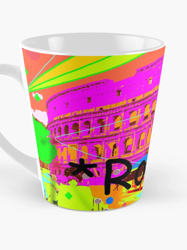 Aperçu 3 sur 4. Mug à café avec l'œuvre Colisée Rome - Rome - Rome créée et vendue par Marion Waschk.