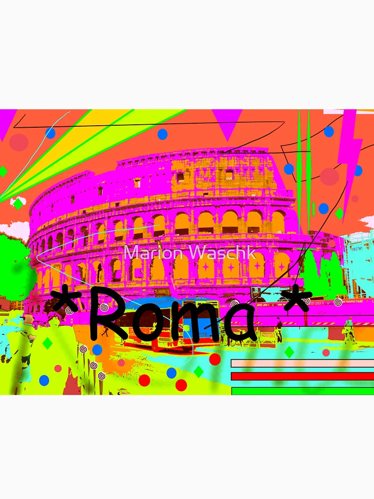 Aperçu 6 sur 6. Sweat à capuche épais avec l'œuvre Colisée Rome - Rome - Rome créée et vendue par Marion Waschk.