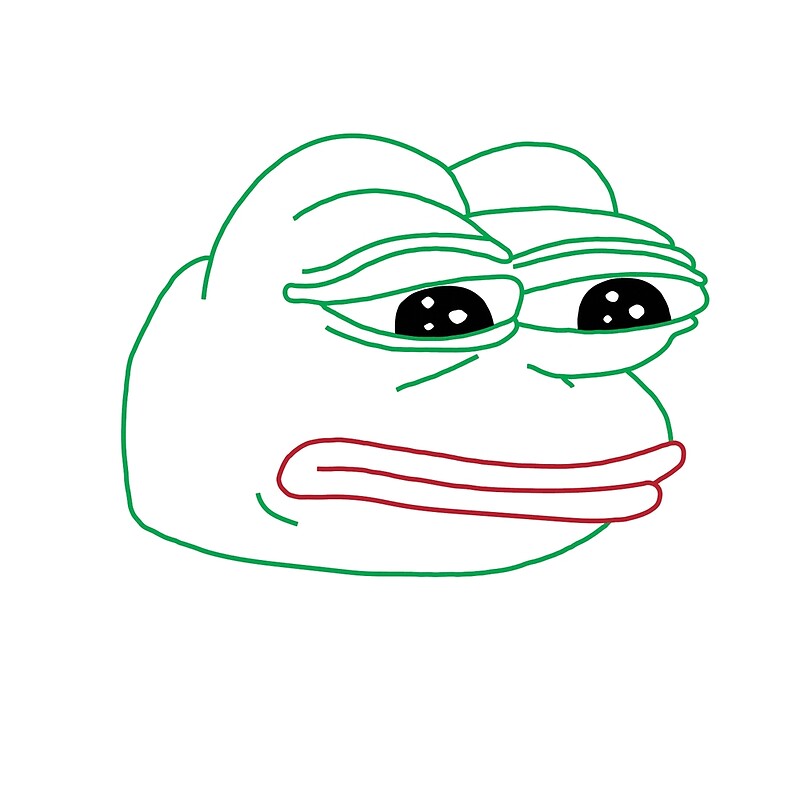  Sad  pepe  by KilljoyDria Redbubble