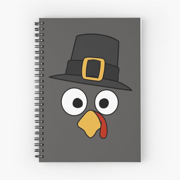 Item preview, Funny Turkey Face With A Pilgrim Hat designed and sold by cartoonice.
