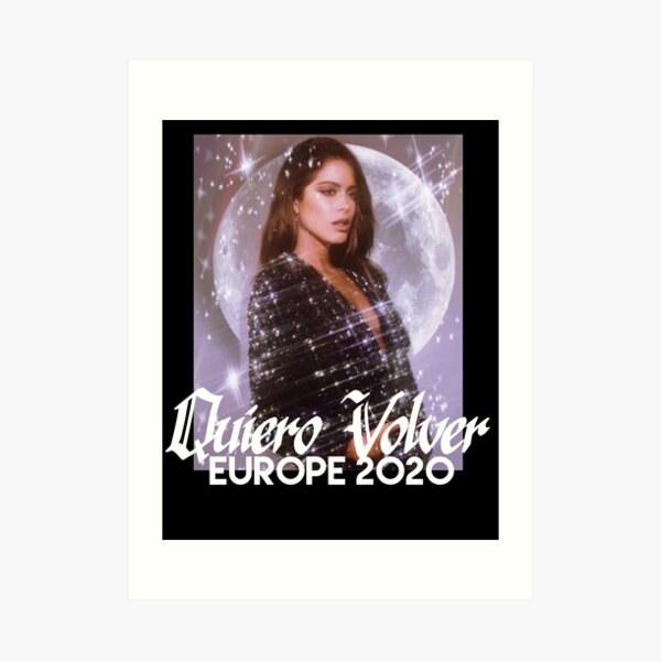 Martina Tini Stoessel Quiero Volver Tour Art Print For Sale By Wavestini Redbubble