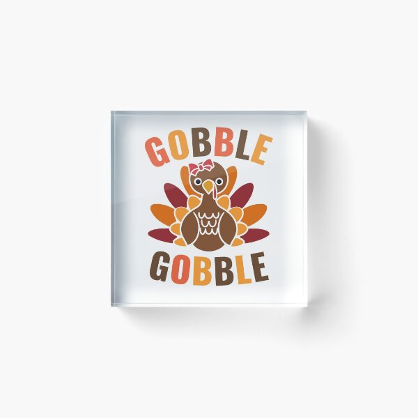 Item preview, Gobble Gobble Cute Turkey  designed and sold by cartoonice.