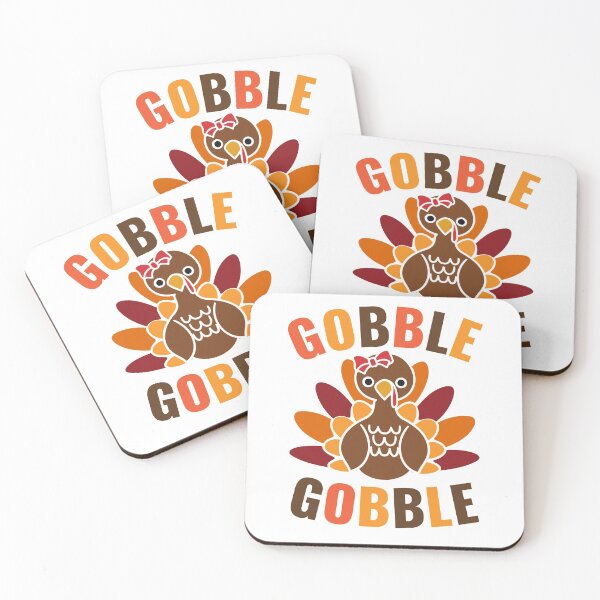 Item preview, Gobble Gobble Cute Turkey  designed and sold by cartoonice.