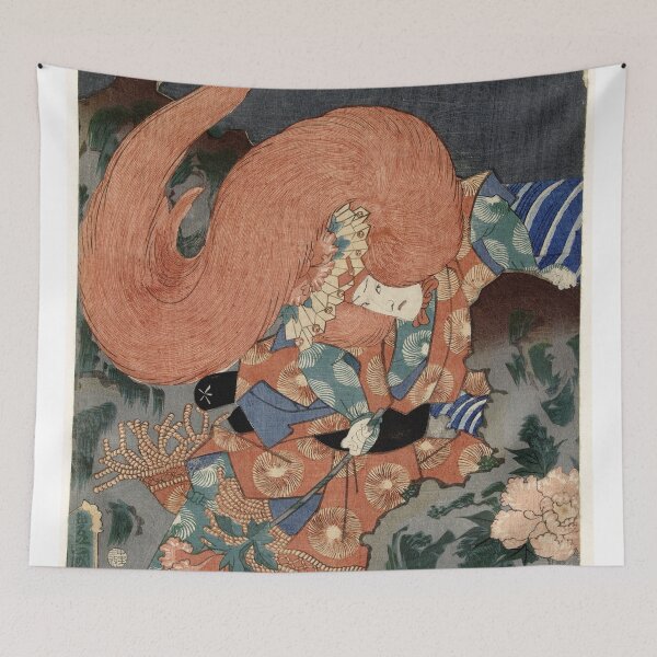 Item preview, Kunisada Utagawa - Actor as a lion dancer designed and sold by Hangastudio.