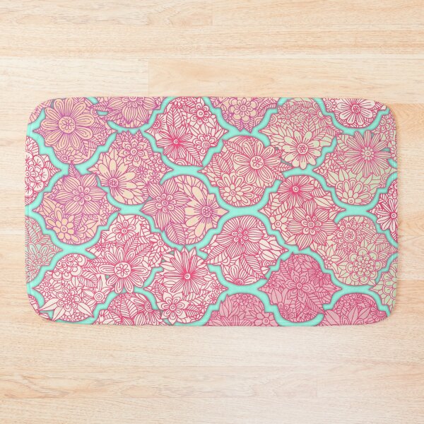 Item preview, Moroccan Floral Lattice Arrangement - pink designed and sold by micklyn.