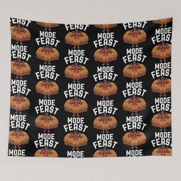 Item preview, Feast Mode Funny Turkey  designed and sold by cartoonice.