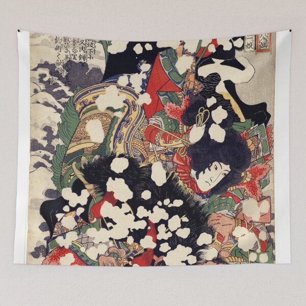 Item preview, Utagawa Kuniyoshi - Sun Erniang, Known as the Demon Mother designed and sold by Hangastudio.