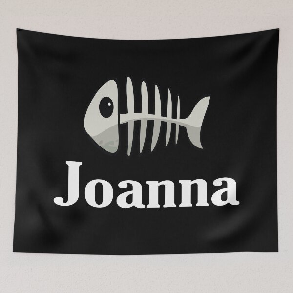 Item preview, Joanna Cute Fish Bone Name Joan designed and sold by ProjectX23.