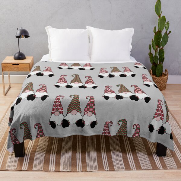 Item preview, 3 Nordic Gnomes Winter Christmas Swedish Tomte Cute Elves Red designed and sold by funnytshirtemp.