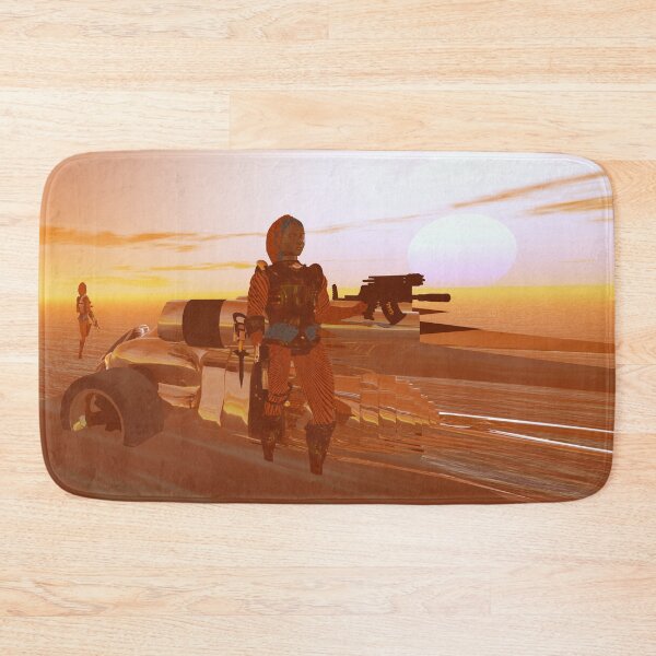 Item preview, ARES CYBORG IN THE DESERT OF HYPERION,Sci Fi Movie Project designed and sold by BulganLumini.