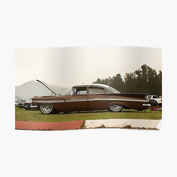 Chevrolet Impala Poster By Jeffreding Redbubble