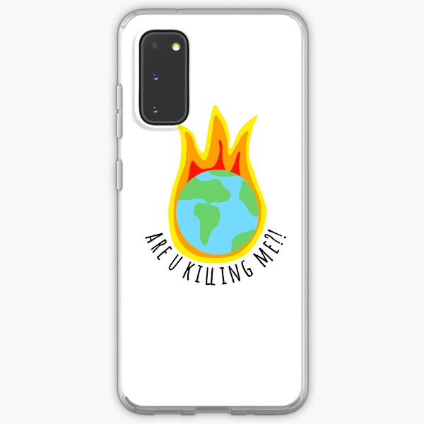 Klimawandel-Aufkleber Tötest du mich ?! Samsung Galaxy Flexible Hülle