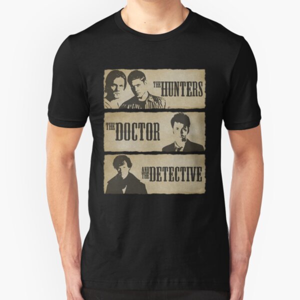 The Hunters, The Doctor and The Detective Slim Fit T-Shirt