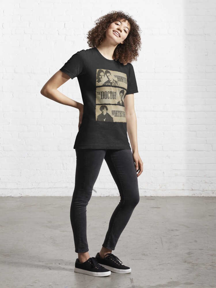 Alternate view of The Hunters, The Doctor and The Detective Essential T-Shirt