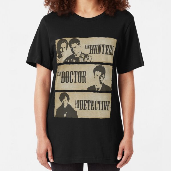 The Hunters, The Doctor and The Detective Slim Fit T-Shirt