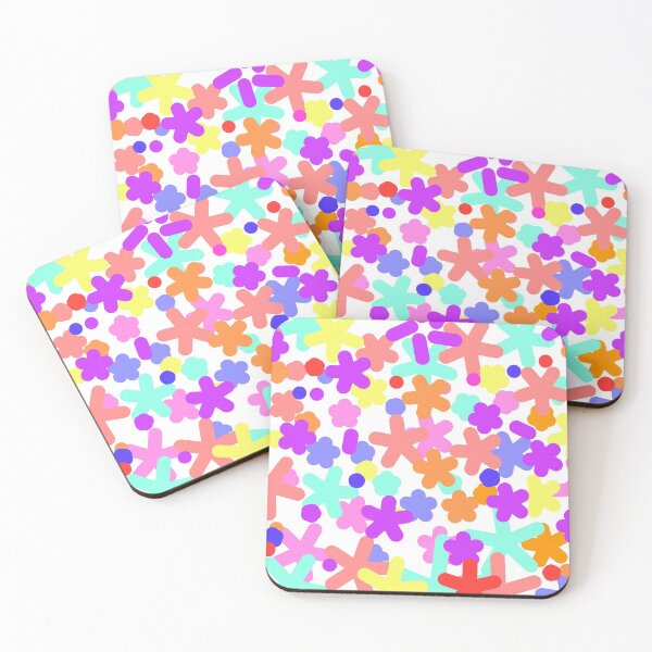 Item preview, Flores patron colorido bebes designed and sold by Carolina Salazar.
