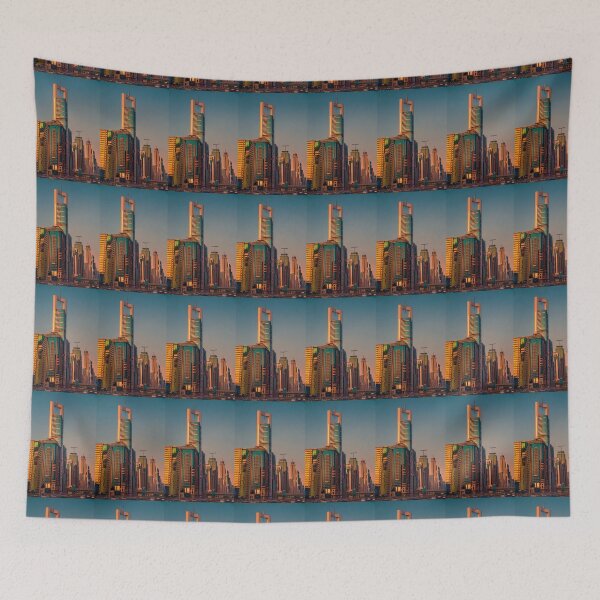 Item preview, United Arab Emirates. Dubai. Sheikh Zayed Road. Sunset. designed and sold by vadim19.