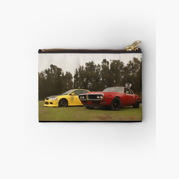 Item preview, Mitsubishi Lancer Evo VII vs Chevrolet Camaro Poster – JDM vs Muscle Car Battle designed and sold by Road To Track.