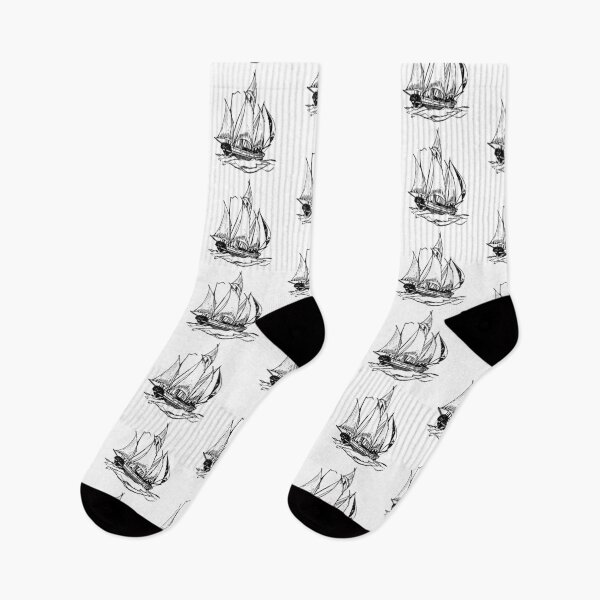 Item preview, Sail Ship (black and white) designed and sold by timothybeighton.