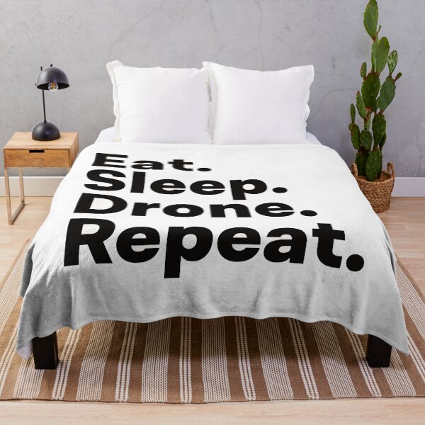 Item preview, Eat Sleep Drone Repeat designed and sold by teesaurus.