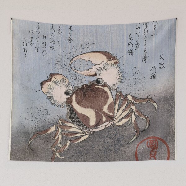 Item preview,  Utagawa Kunisada - A Crab on the Seashore  designed and sold by Hangastudio.