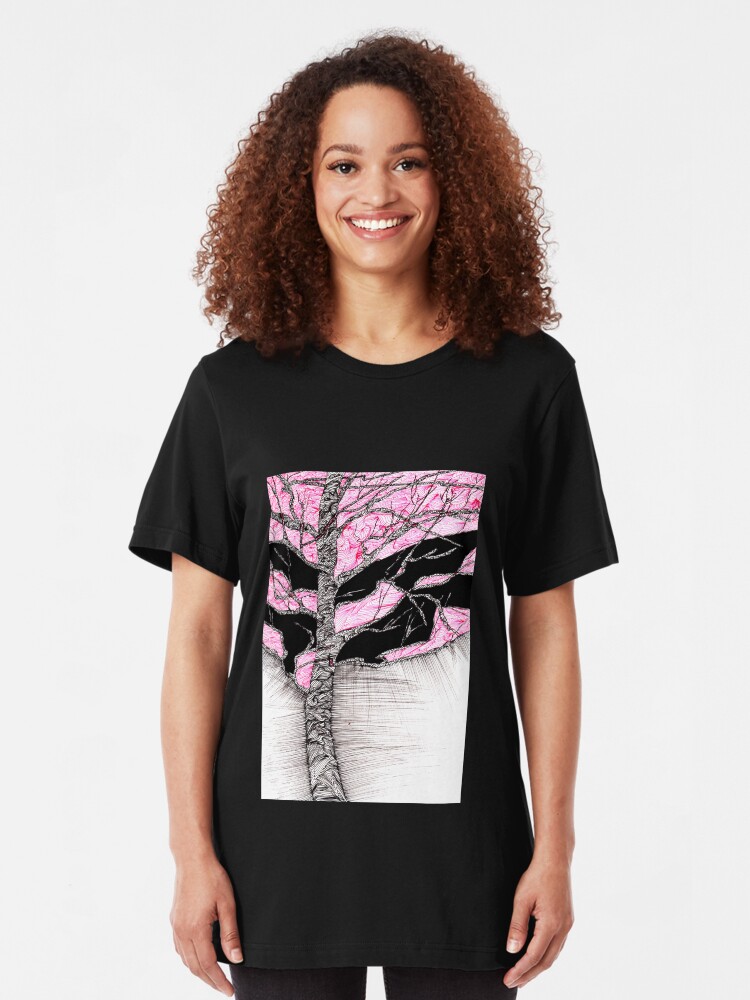 Alternate view of A tree in a storm - faith and truth Slim Fit T-Shirt