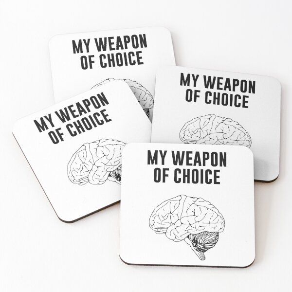 Item preview, Weapon Of Choice - My Mind designed and sold by artpirate.