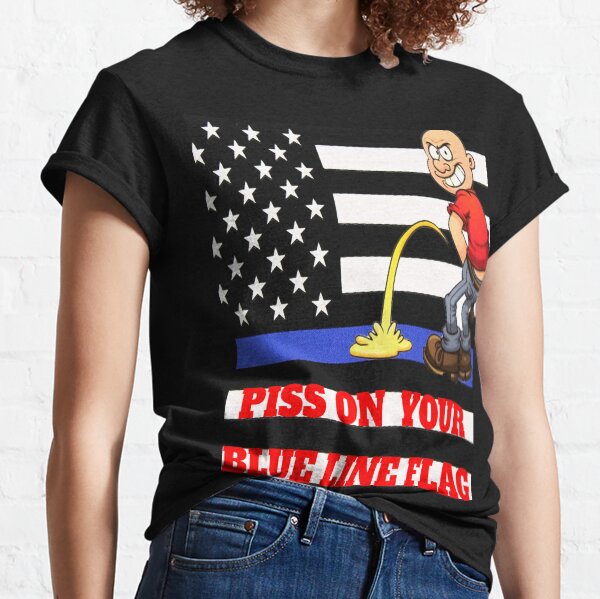 Item preview, PISS ON YOUR BLUE LINE FLAG  designed and sold by Abrame87.