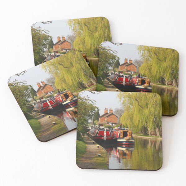 Item preview, Boats moored at Shardlow. designed and sold by Jo Lodge.
